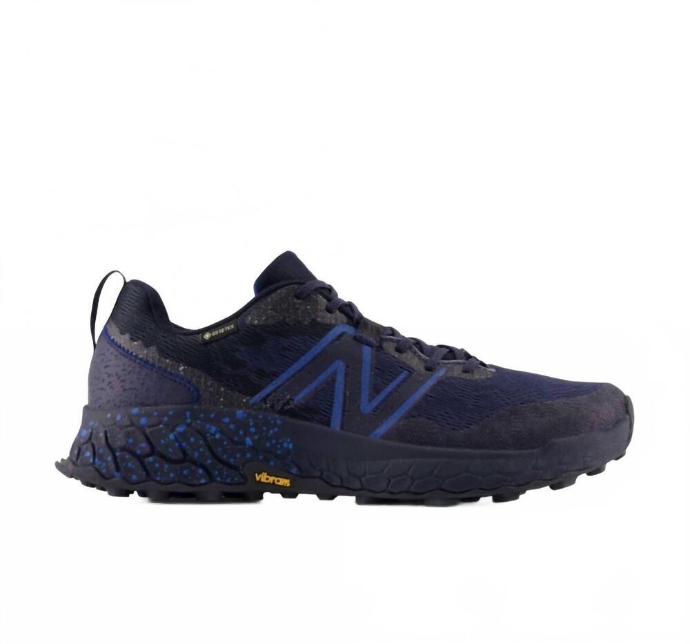 NEW NEW BALANCE men's fresh foam x hierro v7 gtx shoe in eclipse/blue groove/nat